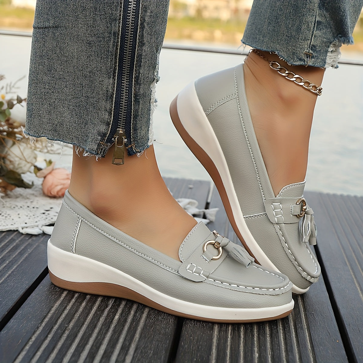 Sapato Cloutier Loafer Elegance Ortopédico