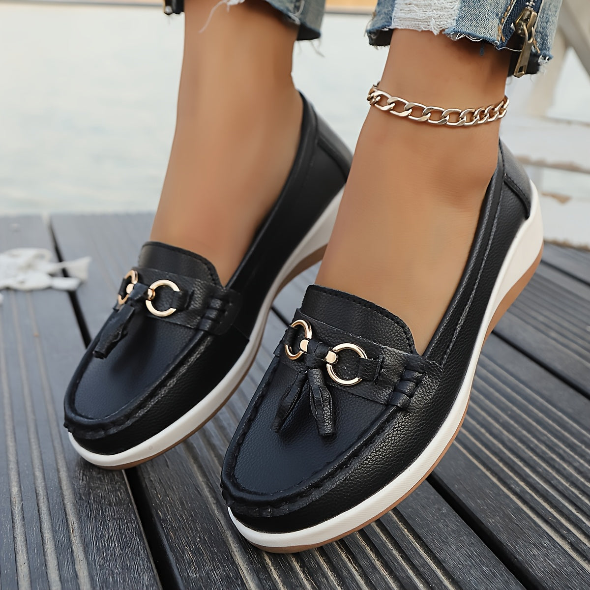 Sapato Cloutier Loafer Elegance Ortopédico