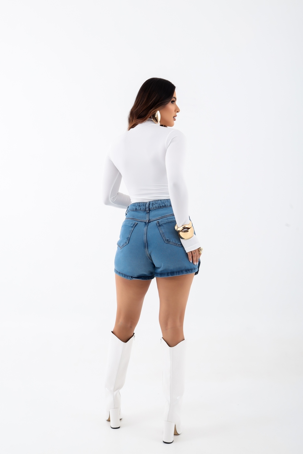 Gola Alta Manga Longa - 35% OFF