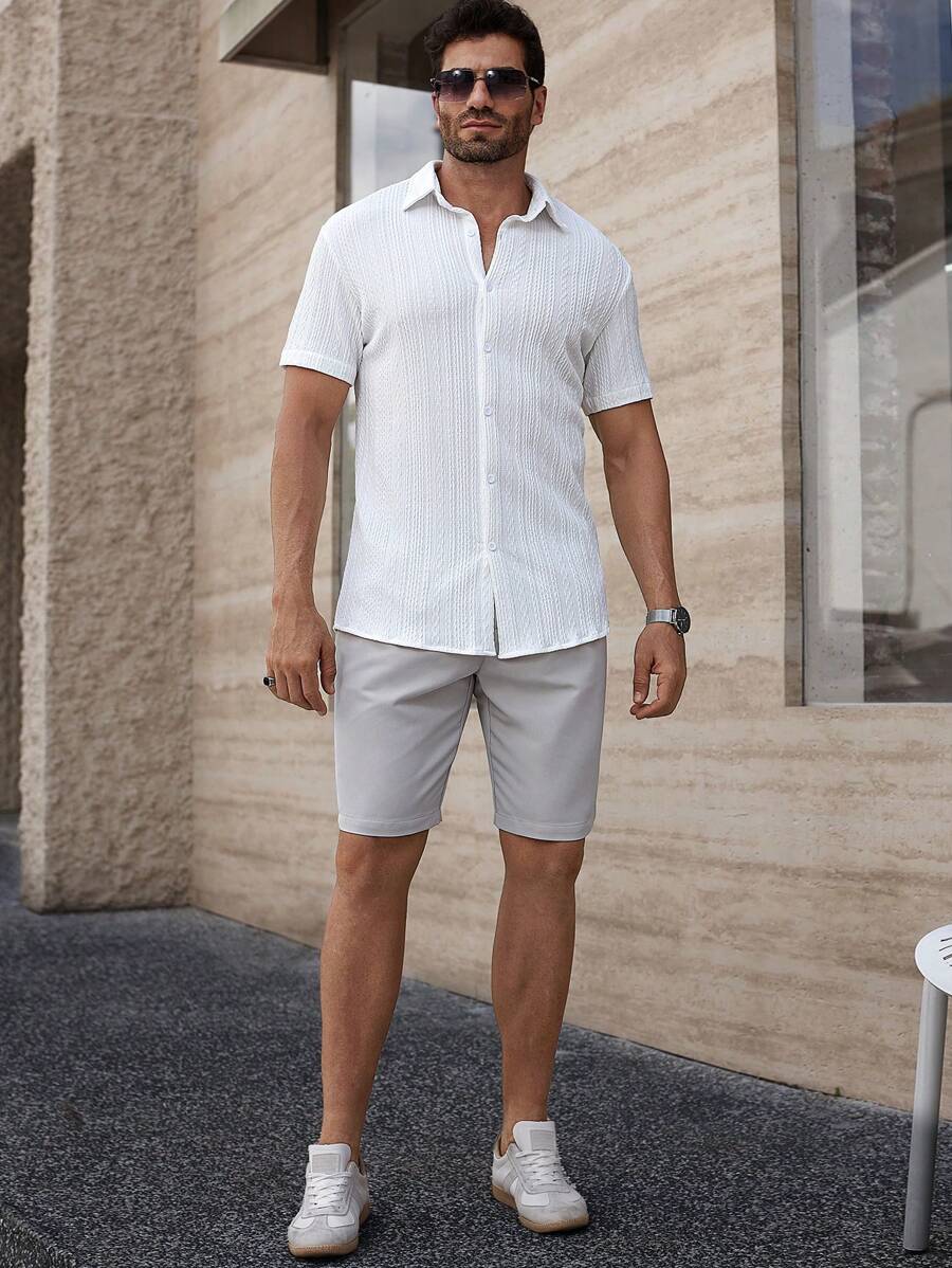 Camisa Masculina Linen Touch