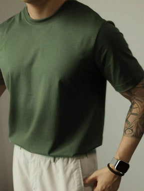 Camiseta de verão Masculina Lisa