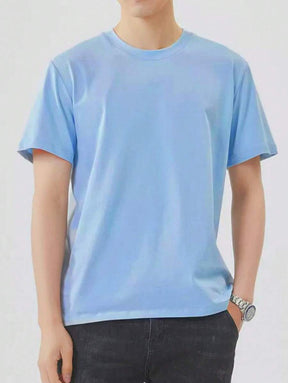 Camiseta de verão Masculina Lisa