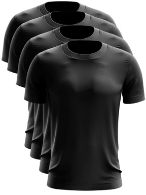 Kit Performance Pro – 4 Camisetas Dry Fit UV Black Edition