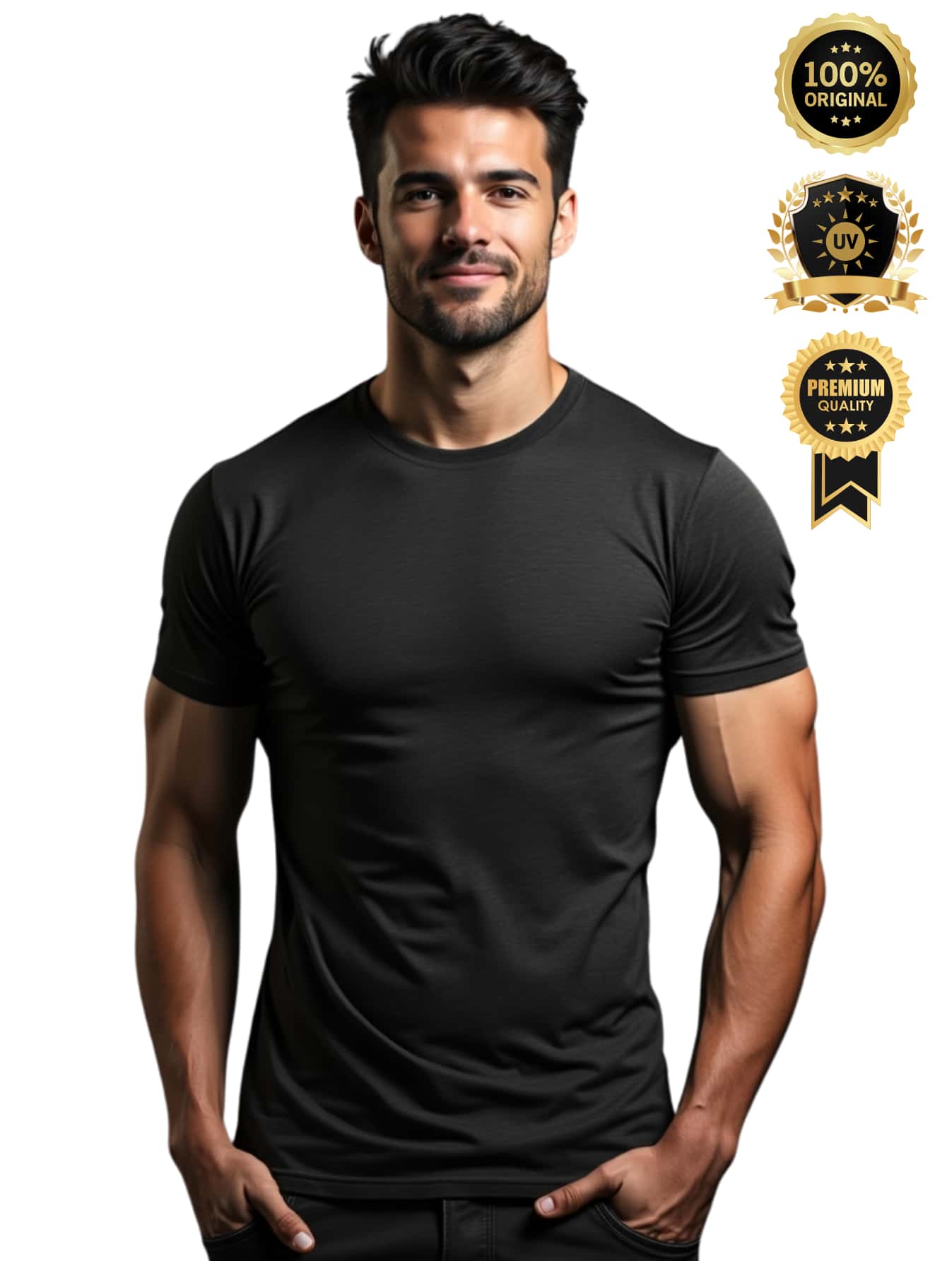 Kit Performance Pro – 4 Camisetas Dry Fit UV Black Edition