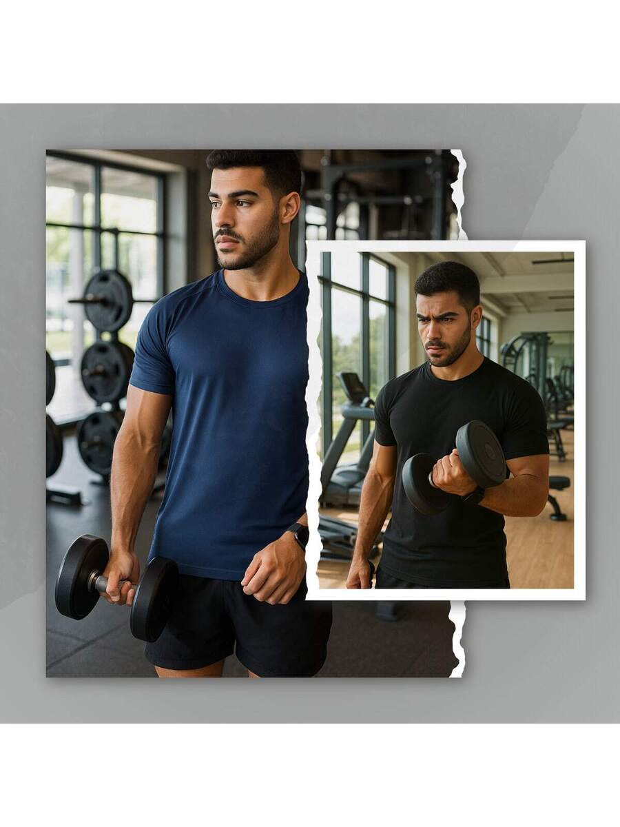 Kit Power Move – 5 Camisetas Dry Fit Active Premium