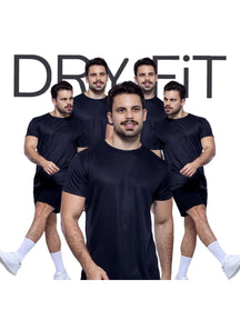 Kit Power Move – 5 Camisetas Dry Fit Active Premium