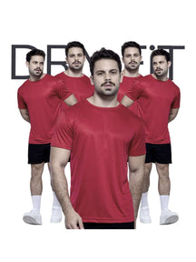 Kit Power Move – 5 Camisetas Dry Fit Active Premium