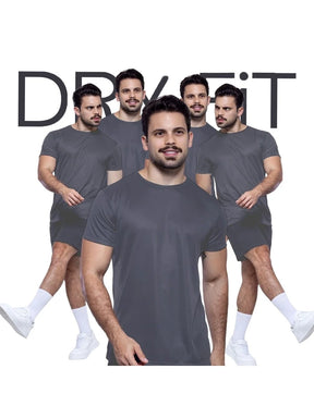 Kit Power Move – 5 Camisetas Dry Fit Active Premium