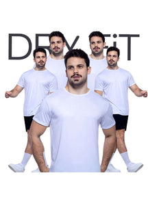 Kit Power Move – 5 Camisetas Dry Fit Active Premium
