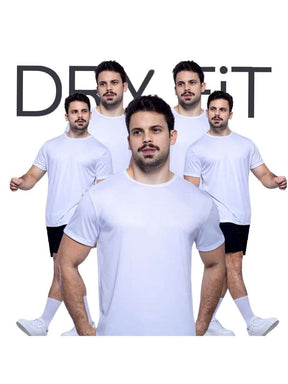 Kit Power Move – 5 Camisetas Dry Fit Active Premium