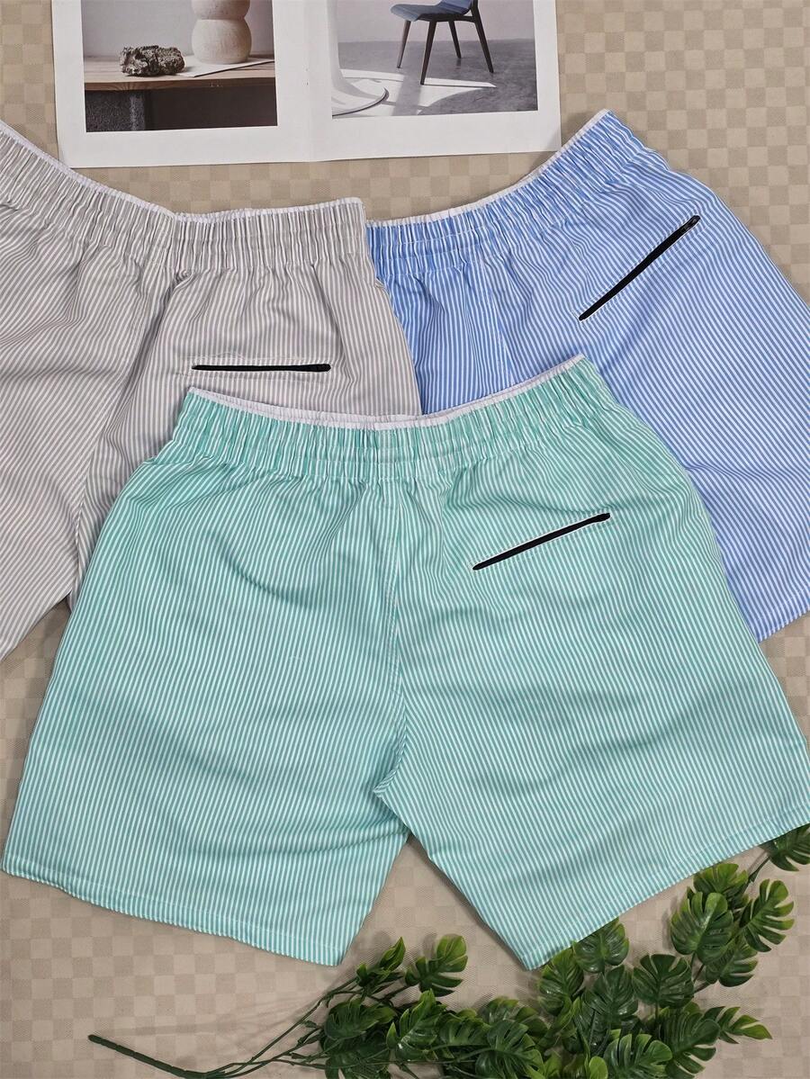 Shorts Riviera Listrado – Kit 2 Peças