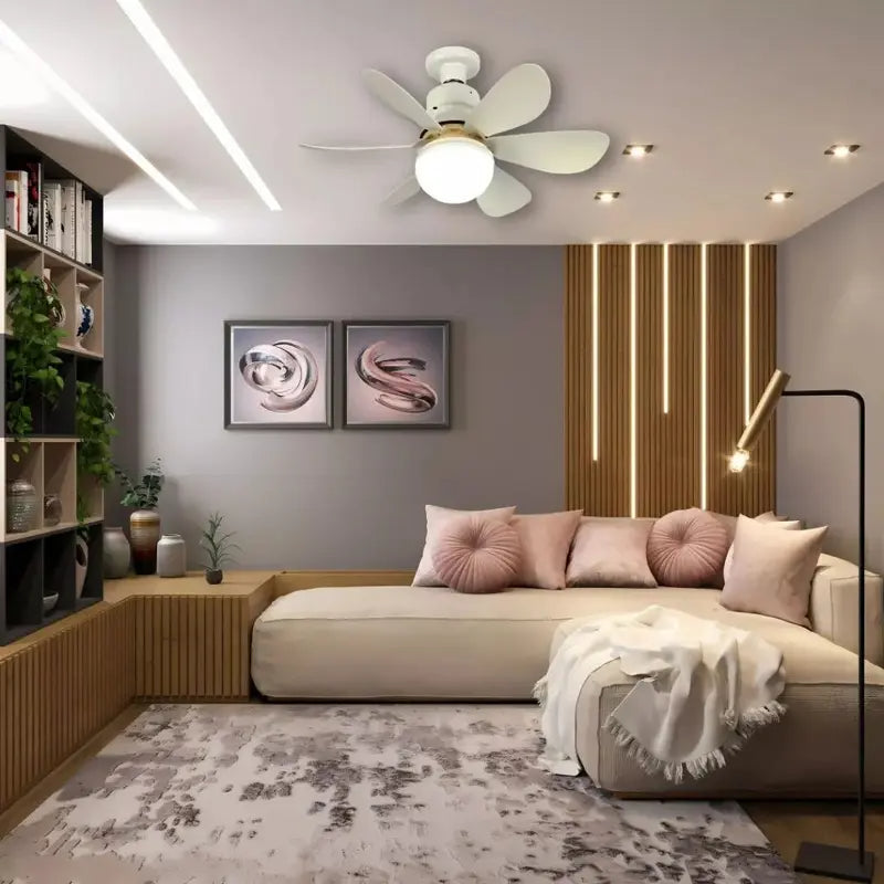 Ventilador + Iluminação LED em 1 Só Produto