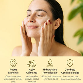 Sabonete Artesanal de Açafrão e Dolomita