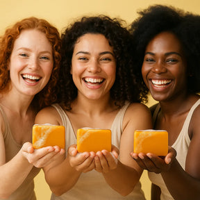 Sabonete Artesanal de Açafrão e Dolomita