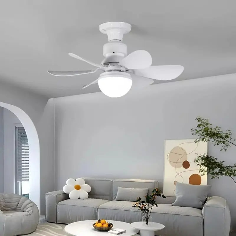 Ventilador + Iluminação LED em 1 Só Produto