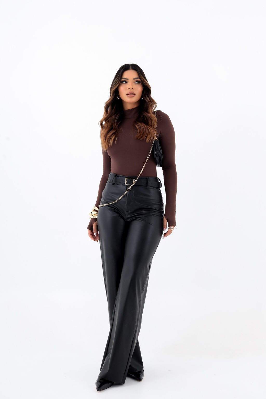 Gola Alta Manga Longa - 35% OFF