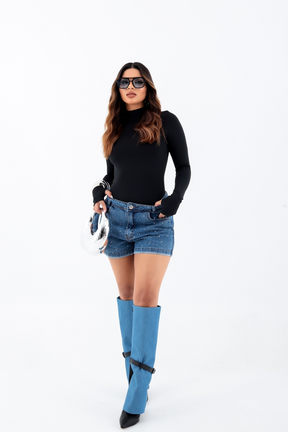 Gola Alta Manga Longa - 35% OFF