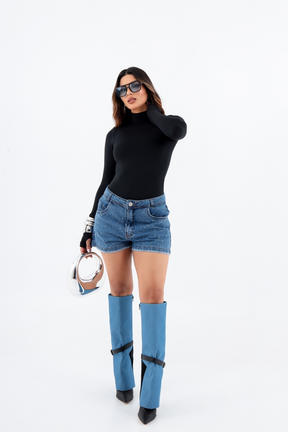 Gola Alta Manga Longa - 35% OFF