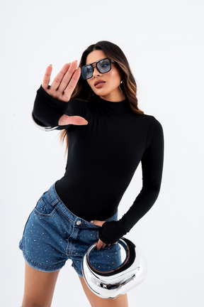 Gola Alta Manga Longa - 35% OFF