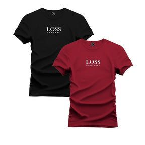 Kit 2 Camiseta Masculina Algodão Premium Loss