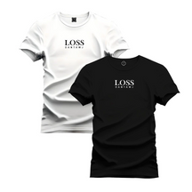 Kit 2 Camiseta Masculina Algodão Premium Loss